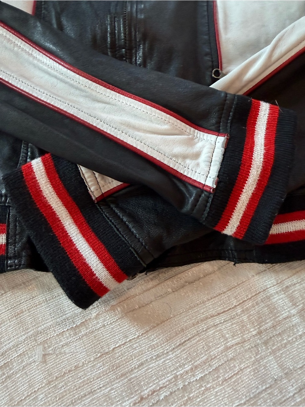 JKT 100% Genuine Leather Racing Jacket - Picture 6 of 13
